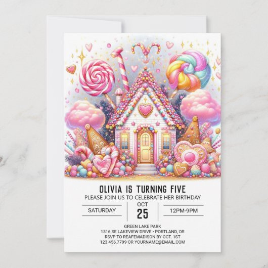 Minimalistische Schattige digitale verjaardag van  Kaart (Voorkant)