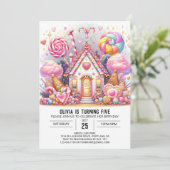 Minimalistische Schattige digitale verjaardag van  Kaart (Staand voorkant)