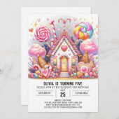 Minimalistische Schattige digitale verjaardag van  Kaart (Voorkant / Achterkant)