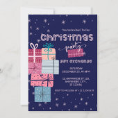 Minimalistische Schattigee feestelijke kleurrijke Kaart (Voorkant)