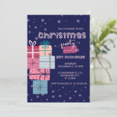 Minimalistische Schattigee feestelijke kleurrijke Kaart (Staand voorkant)