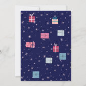 Minimalistische Schattigee feestelijke kleurrijke Kaart (Achterkant)