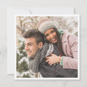 Minimalistische Schattigee Harten Boyfriend Valent Kaart (Achterkant)