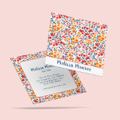 Minimalistische Schattigee Kleine Bloemen Unieke T Vierkante Visitekaartje