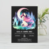 Minimalistische Schattigee paardenverjaardag Kaart (Staand voorkant)