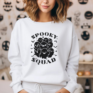 Minimalistische Schattigee Spooky Squad Halloween  Trui