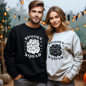 Minimalistische Schattigee Spooky Squad Halloween Trui