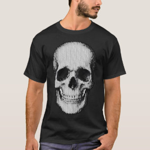 Minimalistische Schedel T-shirt