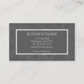 Minimalistische schetsmatige strepen | Donkergrijs Visitekaartje (Achterkant)
