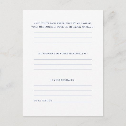 Minimalistische Schetste Bruids Boeket Bloemen Bra Advieskaart (Achterkant)