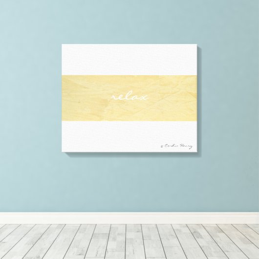 Minimalistische schilderkunst verwijderen canvas afdruk (Insitu (Houten vloer))