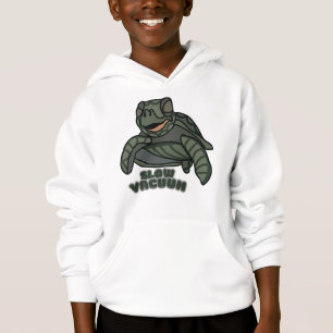 Minimalistische Schildpad Een Stofzuiger in Stijl 