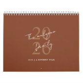 Minimalistische schone vormgeving kalender (Hoes)