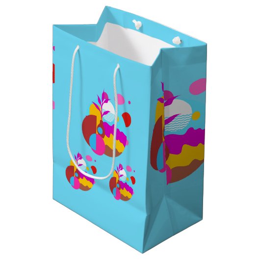 Minimalistische Schoon ADVcreators Artikel35 Medium Cadeauzakje (Voorkant Gekanteld)