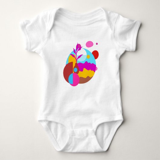 Minimalistische Schoon ADVcreators Artikel35 Romper (Voorkant)