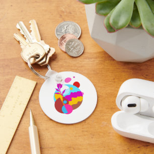 Minimalistische Schoon ADVcreators Artikel35 Sleutelhanger
