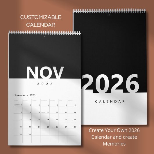 Minimalistische Schoon Moderne Ontwerp Kalender