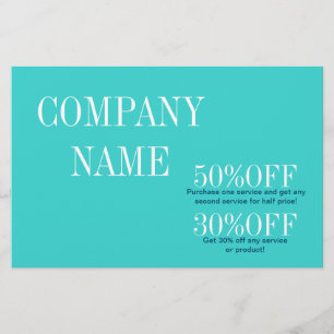 Minimalistische schoonheid make-up artiest haar sa flyer