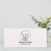 Minimalistische schoonmaakdiensten Cadeaubon (Staand voorkant)