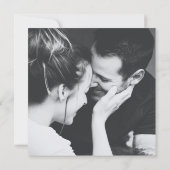 Minimalistische schrijfmachine Retro Olijfgroene H Save The Date (Achterkant)