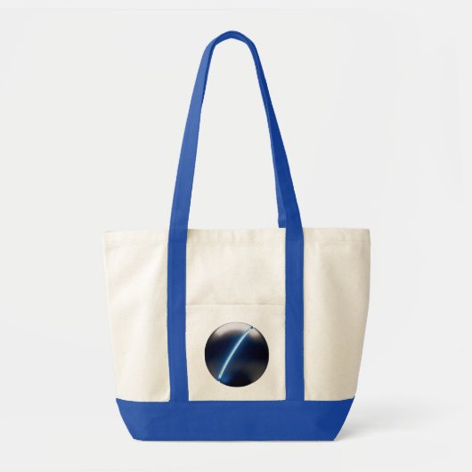 Minimalistische sciencefiction tote bag (Voorkant)