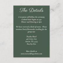 Minimalistische Script Highland Mosgroene Details 