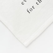 Minimalistische Script Huwelijksgeloften Foto Fleece Deken (Hoek)