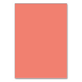 Minimalistische script koraalroze trouw kaart (Achterkant)