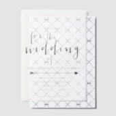 Minimalistische script overlay Elegant Vellum brui Uitnodigingen (Offset (Uitnodiging))