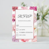 Minimalistische script RSVP-kaart | Elegant handge RSVP Kaartje (Staand voorkant)