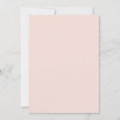 Minimalistische Script Save the Date | Elegante Bl (Achterkant)