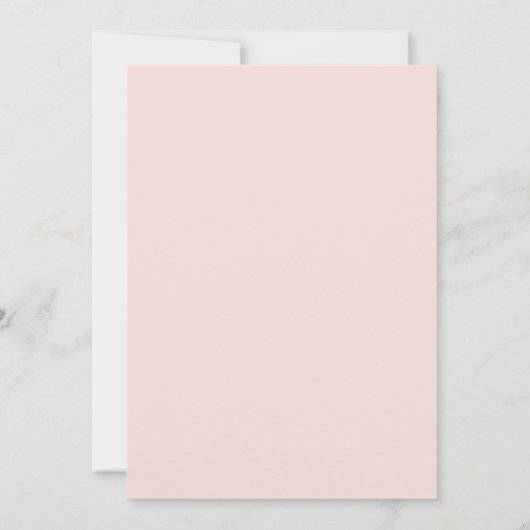 Minimalistische Script Save the Date | Elegante Bl (Achterkant)