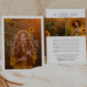 Minimalistische scriptfotografie cadeaubon