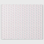 Minimalistische Seashell & Leaf Botanische Kust Cadeaupapier (Vlak)