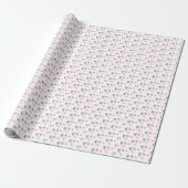 Minimalistische Seashell & Leaf Botanische Kust Cadeaupapier (Uitgerold)