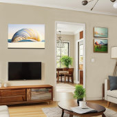 Minimalistische Seashell Ocean Decor Canvas Afdruk