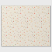 Minimalistische Seashell Vakantie Kerstmis Cadeaupapier (Vlak)