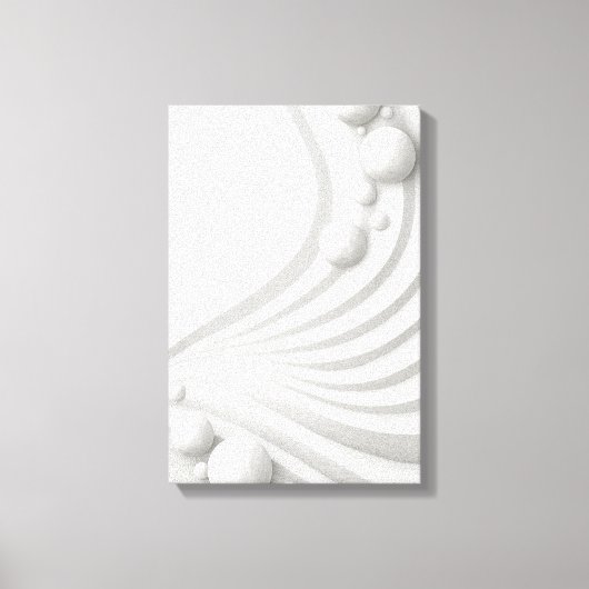 Minimalistische sereniteitssferen Uitgerekt Canvas (Voorkant)