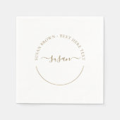 Minimalistische servetten (Voorkant)