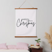 Minimalistische set van 3 kerst Prints Hangend Wandkleed (Slaapkamer)