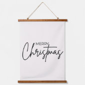 Minimalistische set van 3 kerst Prints Hangend Wandkleed (Voorkant 2)