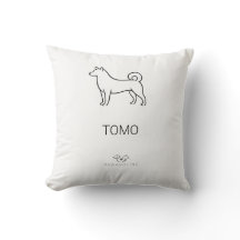 Minimalistische Shiba Inu Aanpasbaar | Paw Line Z
