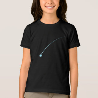 Minimalistische Shooting Star Celestial Night Sky Tri-Blend Shirt