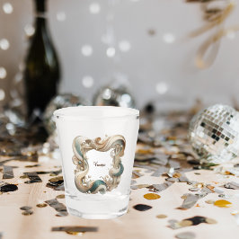 Minimalistische Shot Glass van Pearl Coast Eleganc Glas