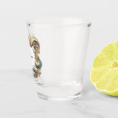 Minimalistische Shot Glass van Pearl Coast Eleganc Shot Glas (Rechts)