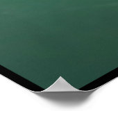 Minimalistische shuttle op Badminton Court Line Poster (Hoek)