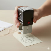 Minimalistische Signature Line Art Brand Logo Zelfinktende Stempel