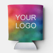 Minimalistische Sjabloon Custom Business Company L Blikjeskoeler (Achterkant)