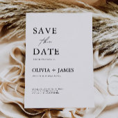 Minimalistische Sjabloon Save the Date Kaart