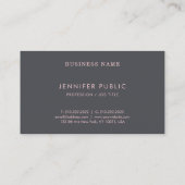 Minimalistische Sjabloon Trend Kleuren Modern Eleg Visitekaartje (Achterkant)